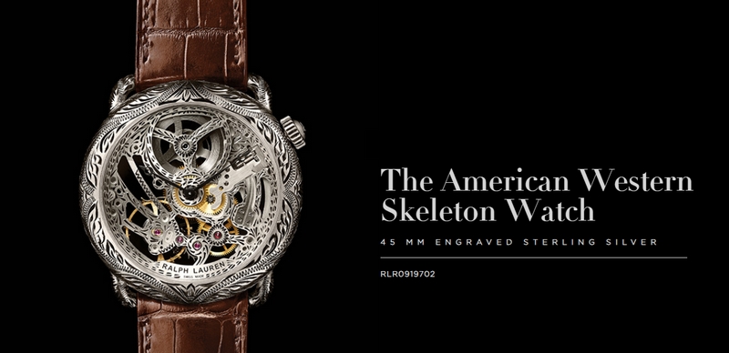 Ralph Lauren The American Western Skeleton Watch
