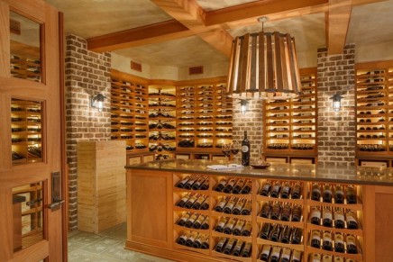 A ‘statement’ cellar that would do justice to a prized 3,000 bottle wine collection