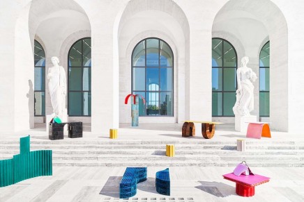 Volumes and hot hues at design miami/ 2019: Kueng Caputo’s Roman Molds for Fendi