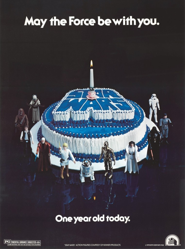 STAR WARS HAPPY BIRTHDAY POSTER, 1978