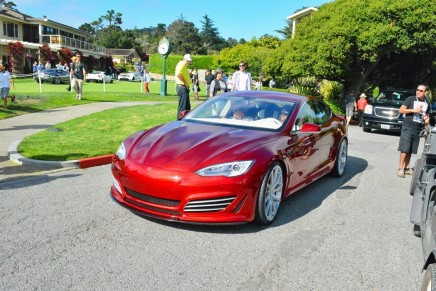 The Saleen 4sixteen Model S electric concept – an all-electric drive supercar sedan