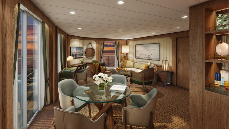 Seabourn expedition ships - Signature Suite (Living Room)