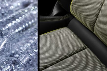 Turning the old into the new: Seat upholstery made of PET