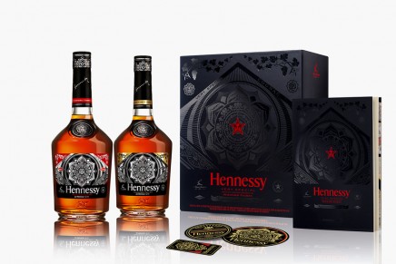 Shepard Fairey for Hennessy Very Special bottle