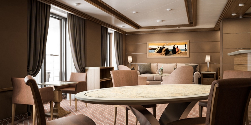 SilverMuse cruise liner - Royal Suite-
