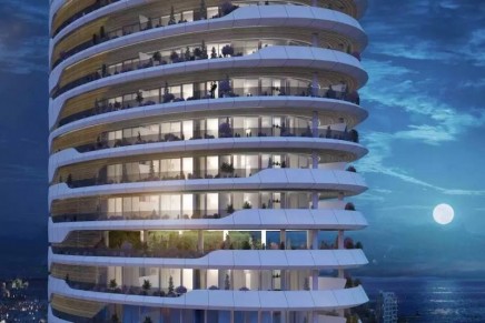 Residential architecture: This is Pininfarina tower designed in image and likeness of Cyprus