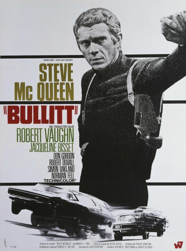 Steve McQueen The Bullit poster