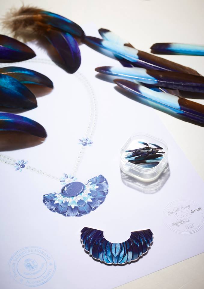 Sunlight journey, a Piaget high jewellery collection-art of the feather
