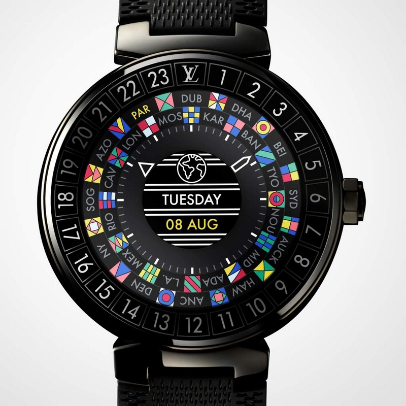 La Cote des Montres: The Louis Vuitton Tambour Horizon Connected watch - An  innovative timepiece for travellers in a connected world