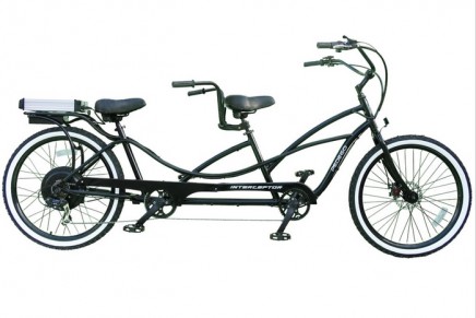 The tandem electric bicycle. You can’t pack any more fun into an eco friendly cruising machine