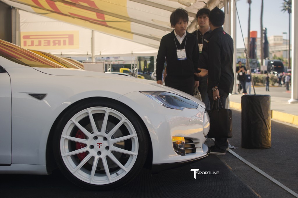 the most expensive tesla model s at 2014 la auto show