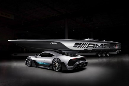 The 515 Project ONE Inspired by Mercedes-AMG is the most innovative performance boat built by Cigarette Racing