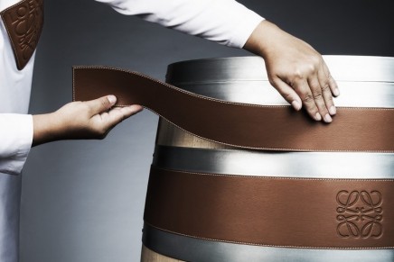Loewe is reinterpreting a core symbol of winemaking, the barrel