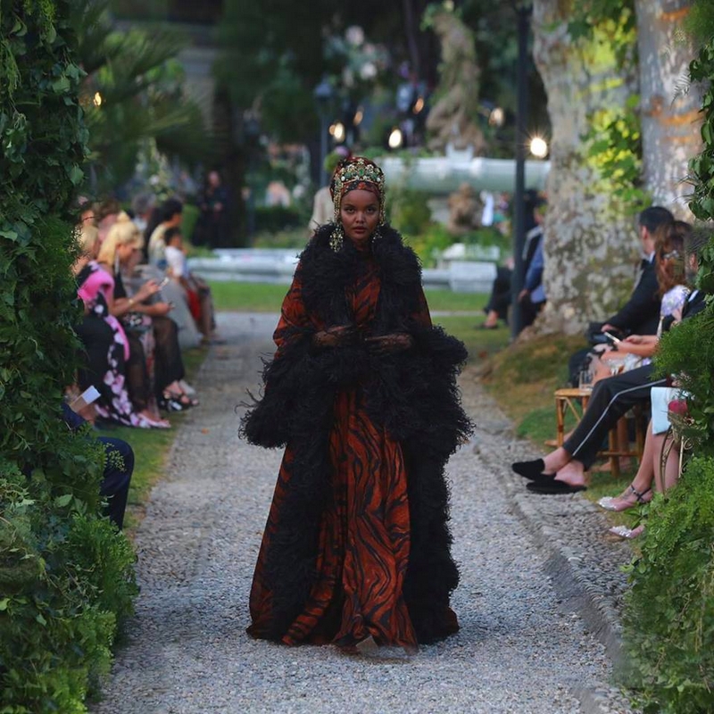 The Dolce&Gabbana Alta Moda Fashion Show in Como, July 2018--