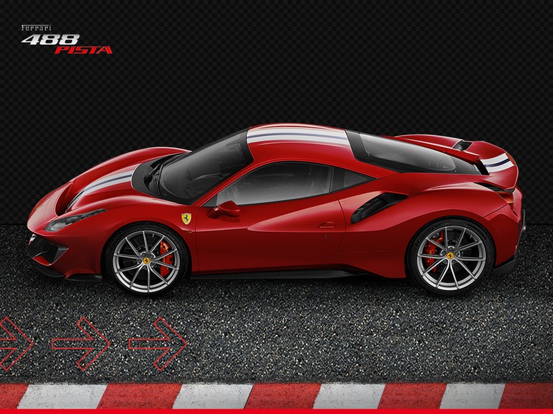 The Ferrari 488 Pista sets a new benchmark for Ferrari’s V8 sports cars-