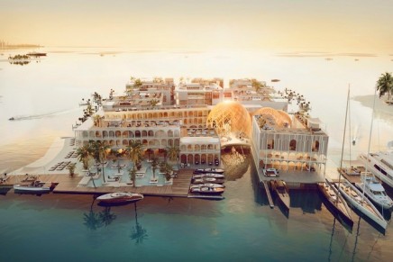 The spectacular Floating Venice will be the world’s first five-star floating destination