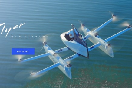 Personal flyers: The Kitty Hawk Flyer, Larry Page’s flying car unveiled an updated version