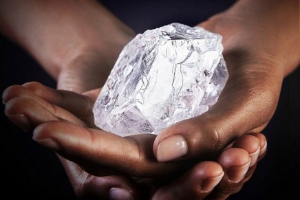 The 1,109-carat Lesedi La Rona, the world’s largest rough diamond, bought by Graff for $53 million