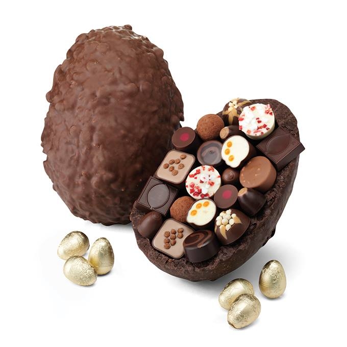 The Ostrich Egg; hotel chocolat's biggest-ever Easter egg
