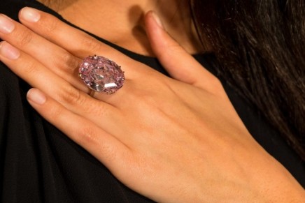 The most valuable diamond ever sold at auction: The Pink Star sets a new world auction record for any diamond or jewel