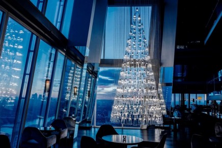 The Tree of Glass by Lee Broom with Nude at Aqua Shard