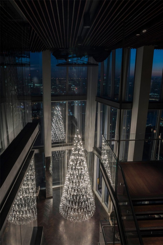 'The Tree of Glass’ by Lee Broom with Nude at Aqua Shard-London