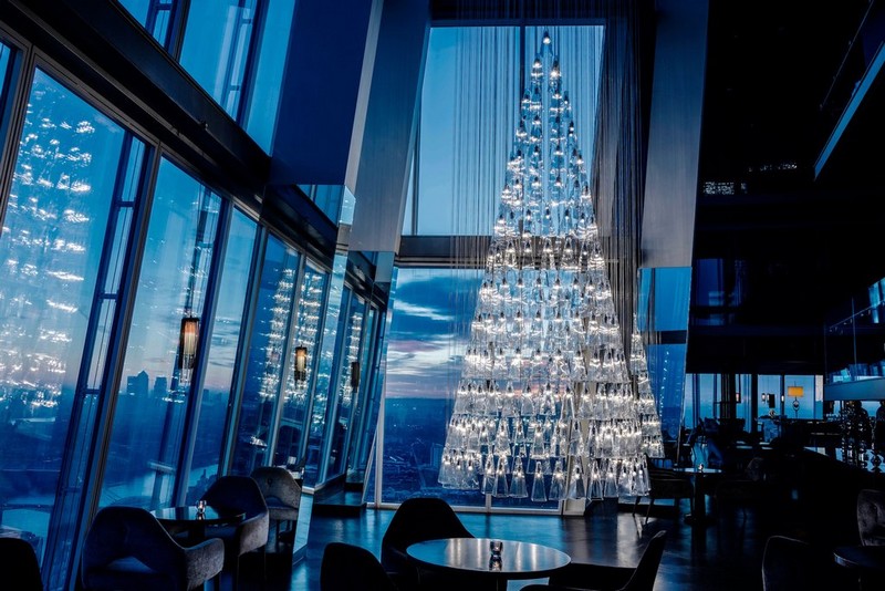 'The Tree of Glass’ by Lee Broom with Nude at Aqua Shard