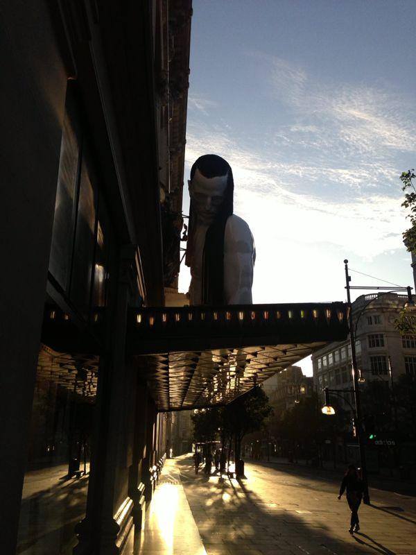 A giant 25-foot torso of Rick Owens fêting designer's 20 years in the ...