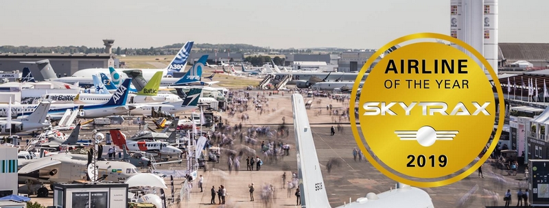 The World’s Top 10 Airlines of 2019 revealed at 2019 Paris Air Show--