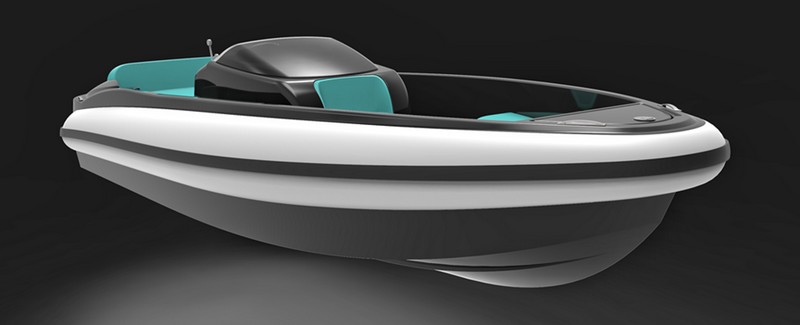 The first ecostainable luxury tender presented at the 2017 Cannes Yachting Festival