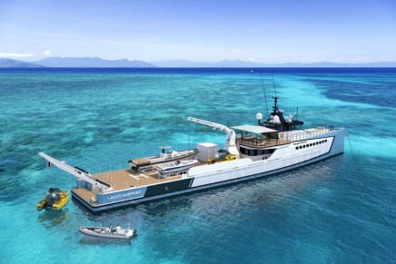 The new Power Play has been configured for a blend of adventure and superyacht support functions