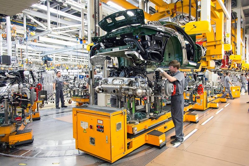 The one-millionth 911 rolled off the production line--