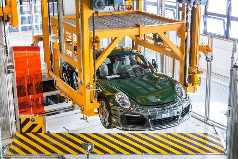 The one-millionth 911 rolled off the production line