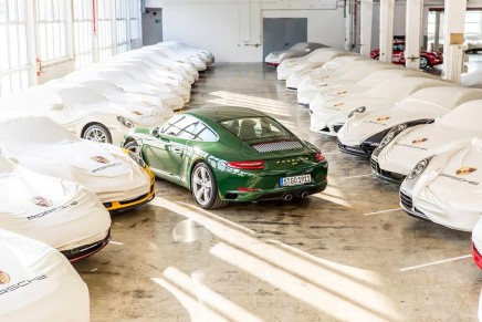 The one-millionth 911 rolled off the production line 