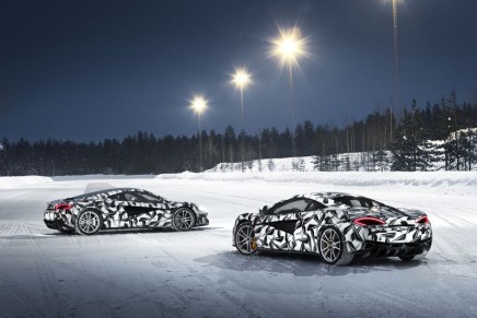 The only winter driving experience to feature the McLaren Sports Series