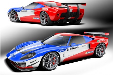 Bespoke race cars: The ultimate Ford Performance tribute vehicle honors Ford GT40 Le Mans victory