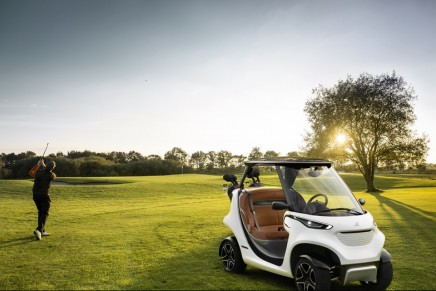The ultimate Golf Car, limited edition. Garia Golf Car inspired by Mercedes-Benz Style now for sale