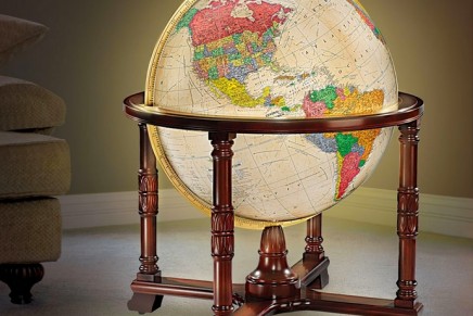 The world’s most detailed globe. The $13,000 Diplomat Globe.