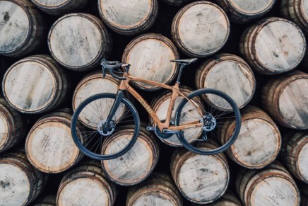 The world’s first bicycles made from whisky casks