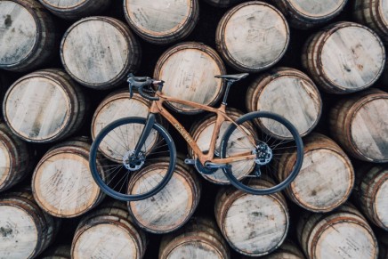 The world’s first bicycles made from whisky casks