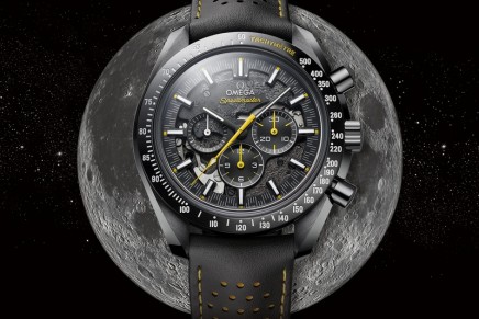 The lunar surface is brought to life in Omega’s newest Speedmaster