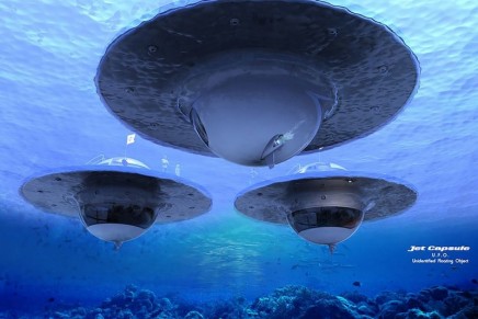 SeaJetCapsule’s UFOs are floating on the ocean as sustainable homes