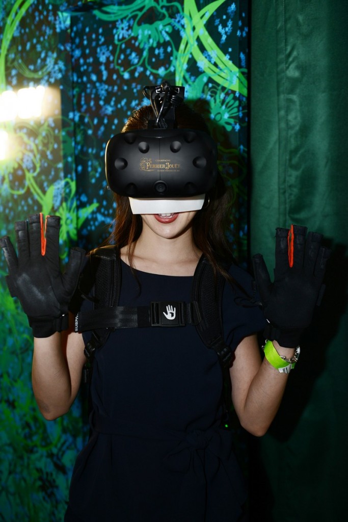 VR experience at Eden by Perrier-Jouët in Tokyo