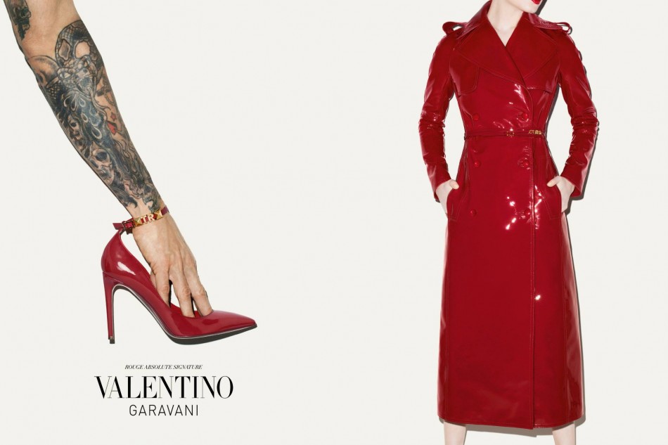 valentino garavani shoes red