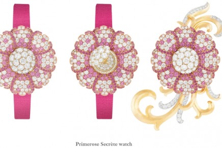 New Secret watches: Majestic flowers keep watch over time, revealing their secret with a brush of the fingers.