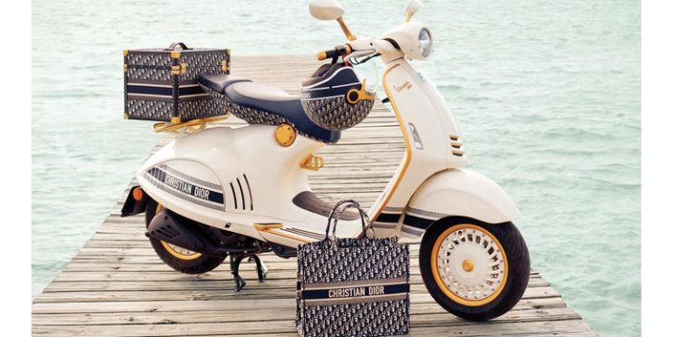 Vespa 946 Christian Dior scooter - a new symbol of escape to new
