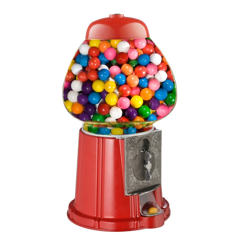 Vintage Candy Gumball Machine Bank