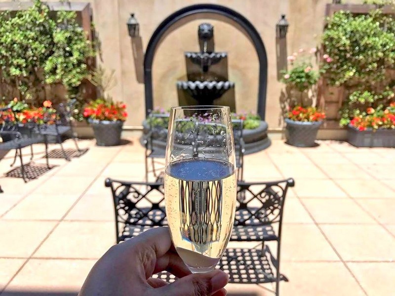 Warm, summer afternoons are meant to be treasured, like a glass of champagne