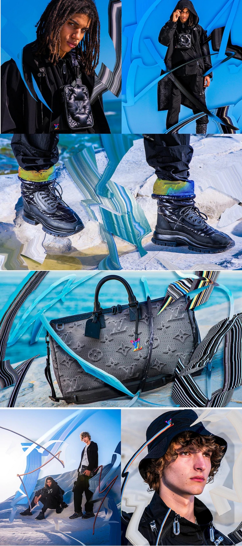 Water-repellent Louis Vuitton 2054: Virgil Abloh's new codes of