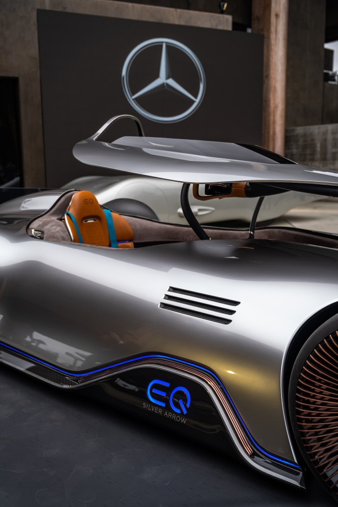 Mercedes Benz Showcar Vision EQ Silver Arrow, 2018